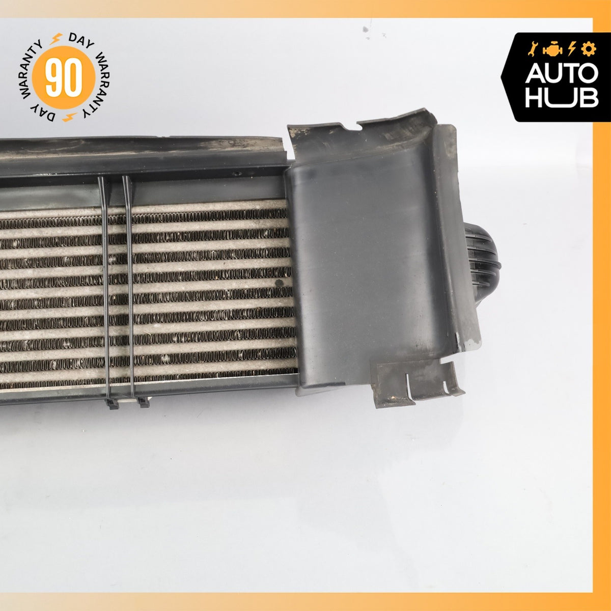 12-15 Mercedes R172 SLK250 M271 Intercooler Air Cooler Radiator w/ Air Duct OEM - photo 11