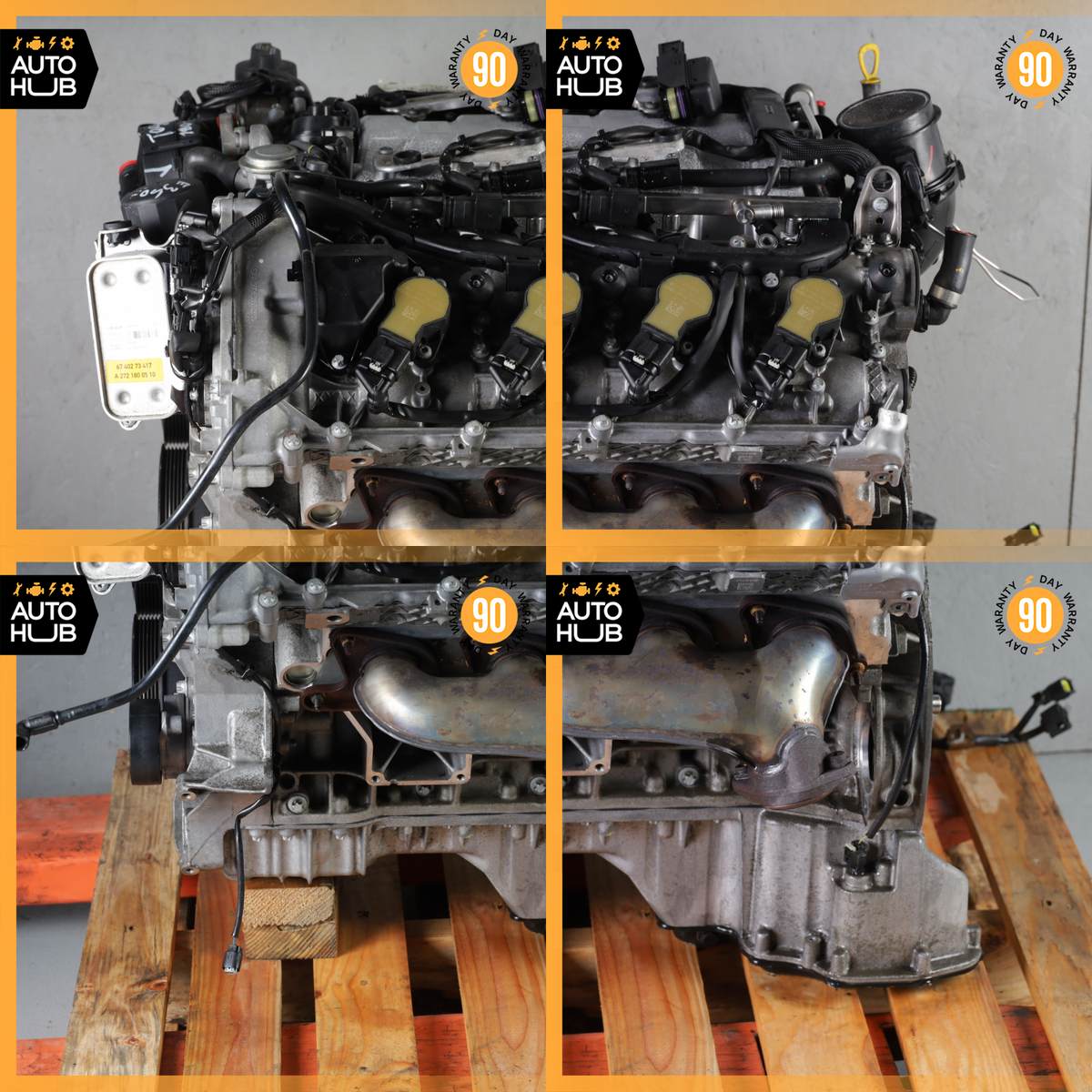 05-11 Mercedes W211 E350 CLK350 RWD Engine Motor 3.5L V6 M272 272.964 OEM 112k - photo 14