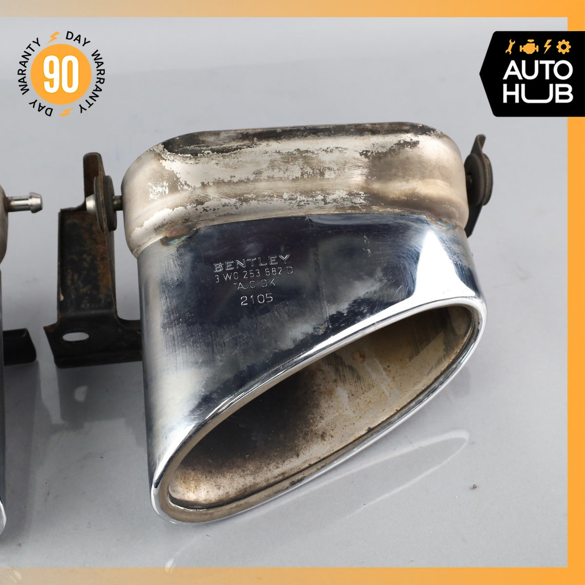 Bentley Continental Flying Spur Exhaust Muffler Tips Left & Right Set OEM - photo 3