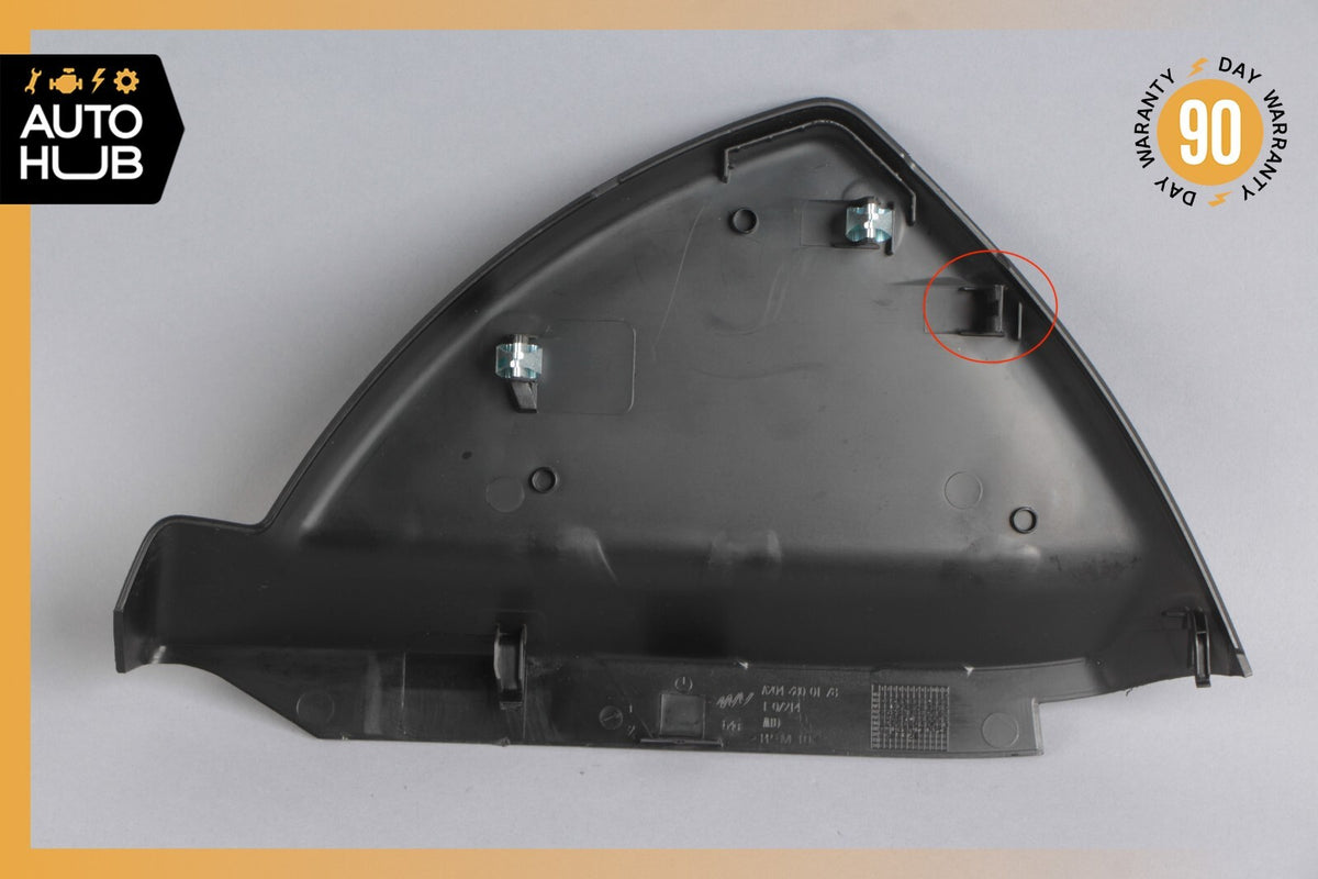 08-14 Mercedes W204 C250 C350 Dashboard Dash Board Trim Panel Left Black OEM 61k - photo 6