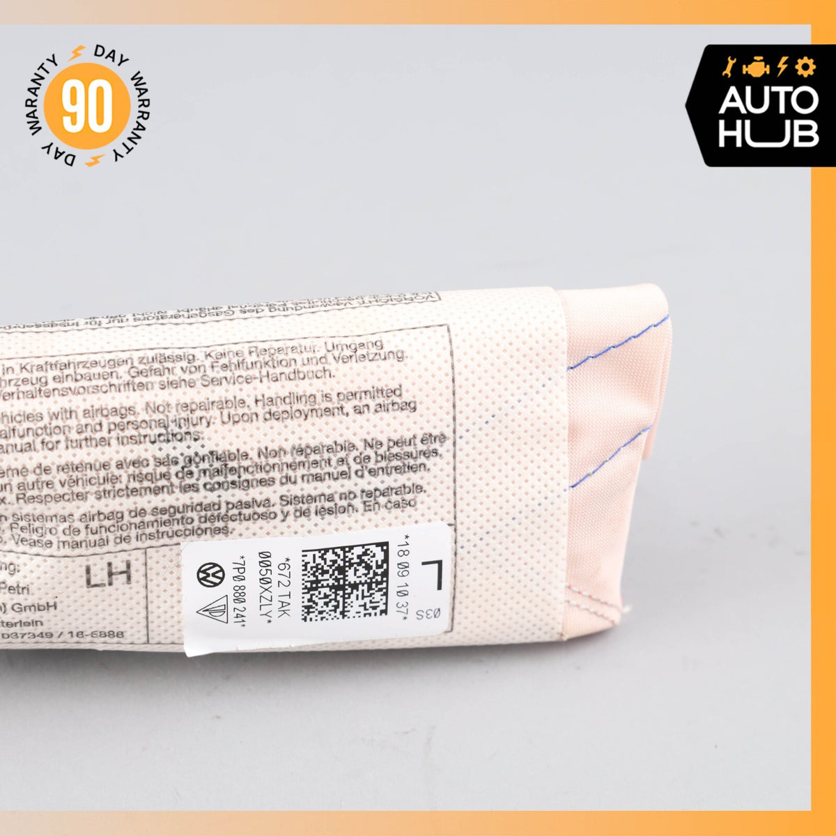 11-18 Porsche Cayenne 958 Front Left Driver Side Seat Airbag 7P0880241A OEM - photo 2