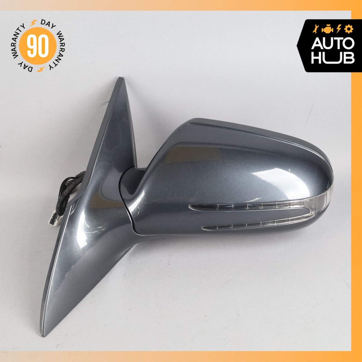 09-12 Mercedes R230 SL550 SL63 Left Side Rear View Door Mirror OEM 70k - photo 8
