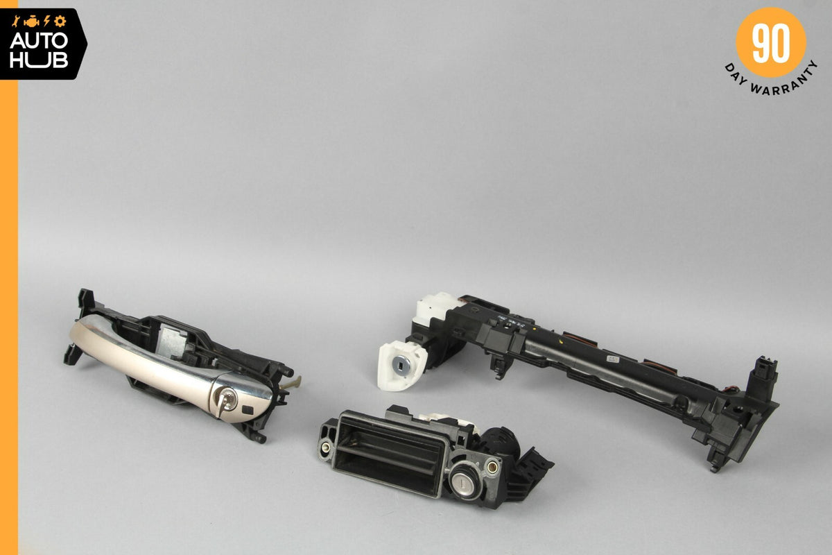 03-06 Mercedes W211 E500 E320 Left Door Handle Glovebox Trunk Lock Set w/Key - photo 1