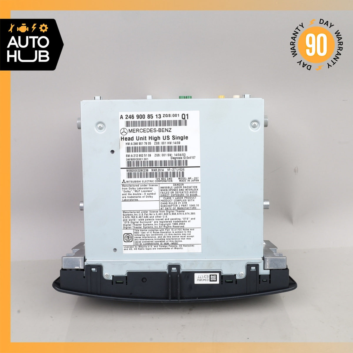 Mercedes W242 B250e GLA45 AMG Navigation Command Head Unit DVD CD Audio OEM - photo 17