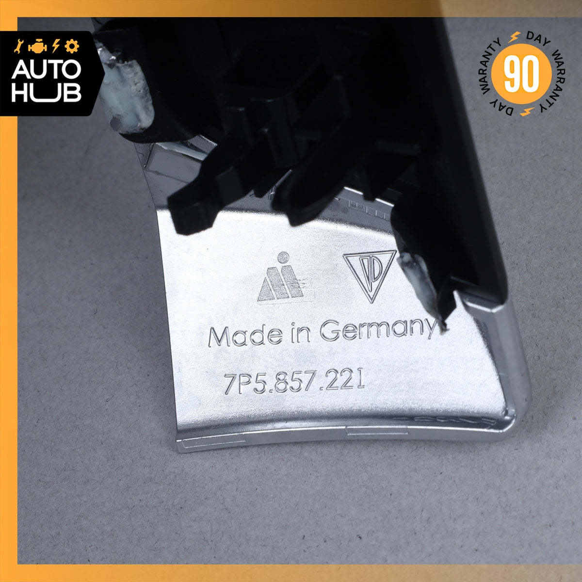 11-18 Porsche Cayenne 958 Dashboard Ignition Switch Cover Trim OEM - photo 7