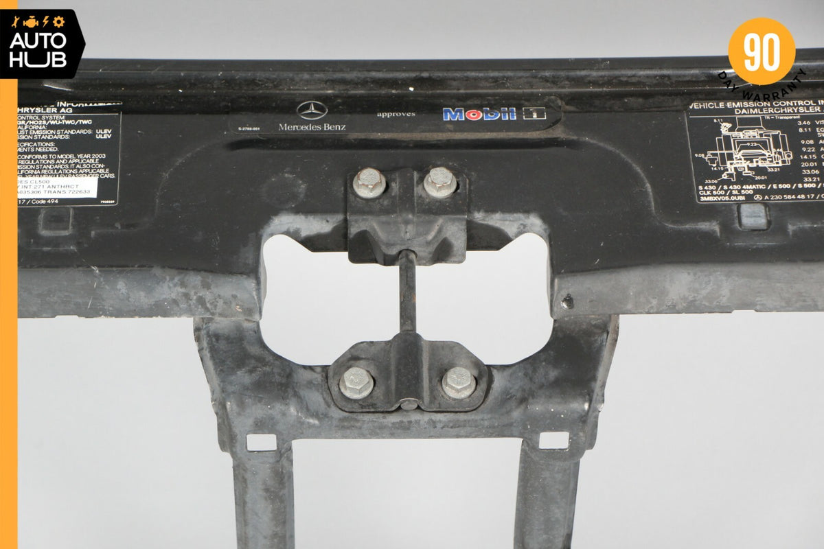 00-06 Mercedes W215 CL500 CL55 AMG Upper Radiator Support Headlight Bracket OEM - photo 4
