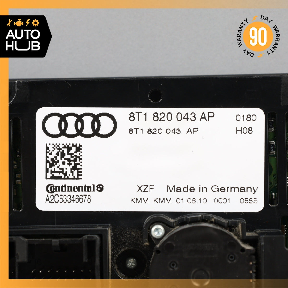 09-12 Audi 8R Q5 Dashboard A/C AC Climate Control Panel Switch OEM - photo 11