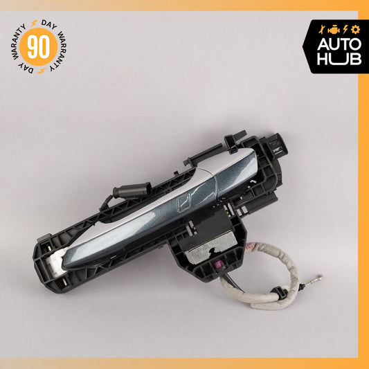 14-16 Mercedes W212 E350 Rear Left Side Exterior Door Handle Keyless Go OEM - photo 1