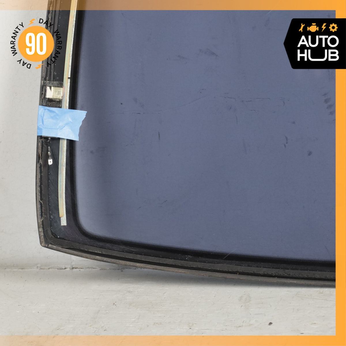06-13 Bentley Continental Flying Spur Rear Windshield Wind Shield Glass OEM 78k - photo 16
