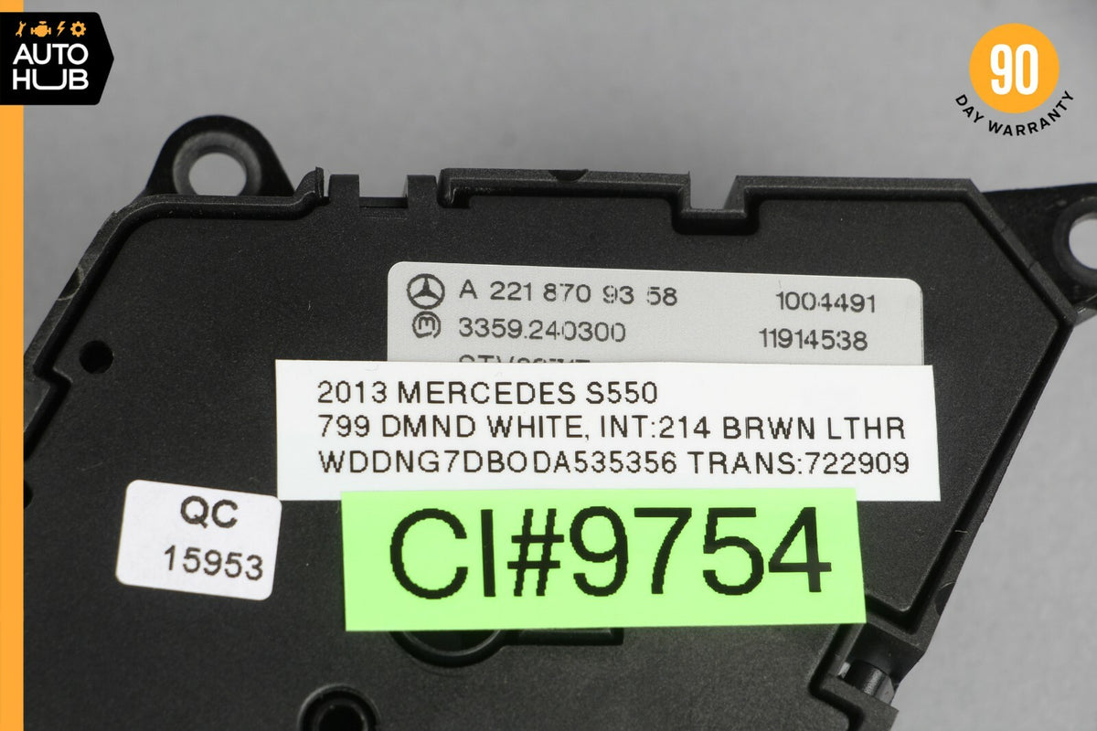 07-14 Mercedes W221 S550 S400 CL550 Front Right Side Seat Control Switch OEM - photo 10