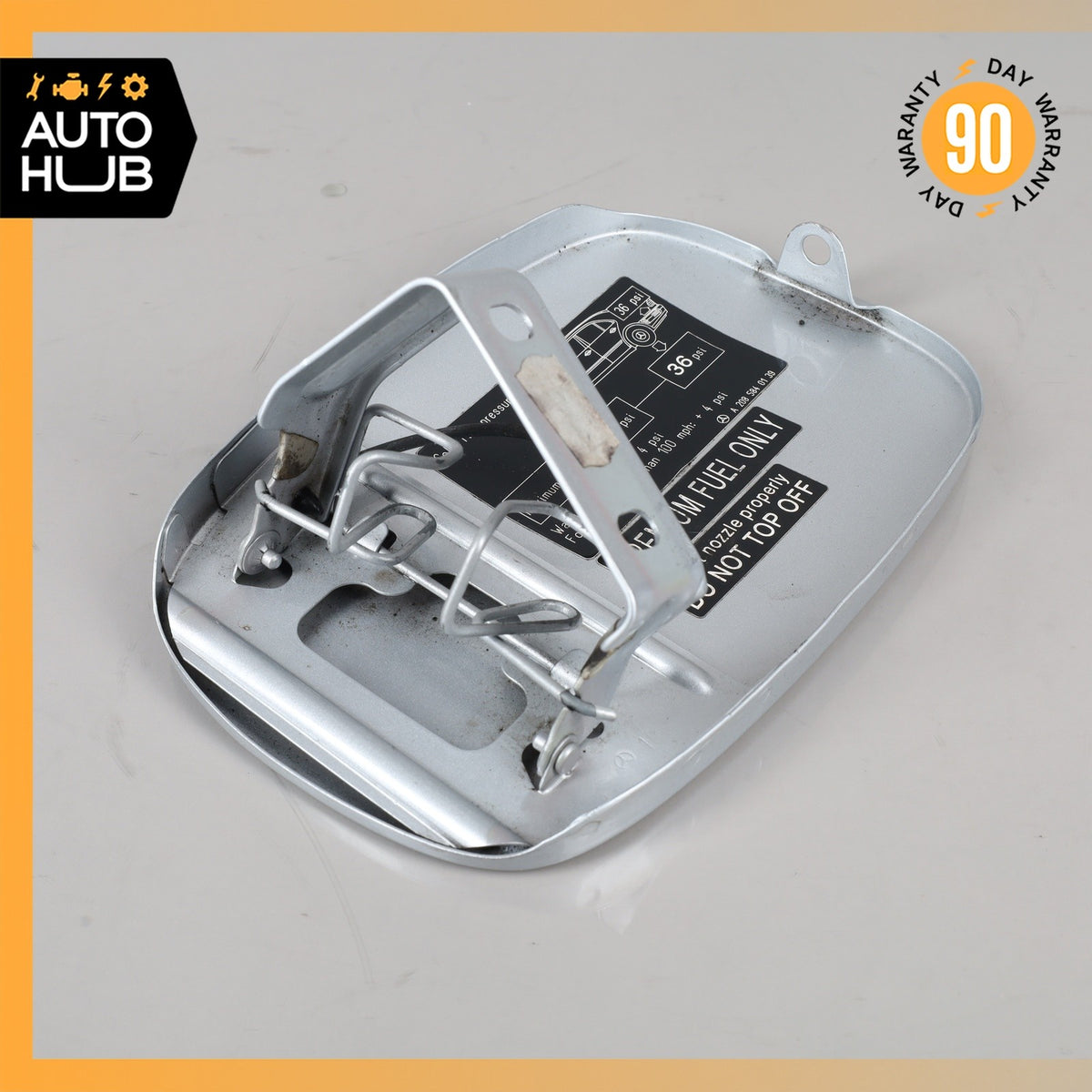 98-03 Mercedes W208 CLK320 CLK430 CLK55 AMG Fuel Gas Tank Door Lid Cover OEM - photo 6