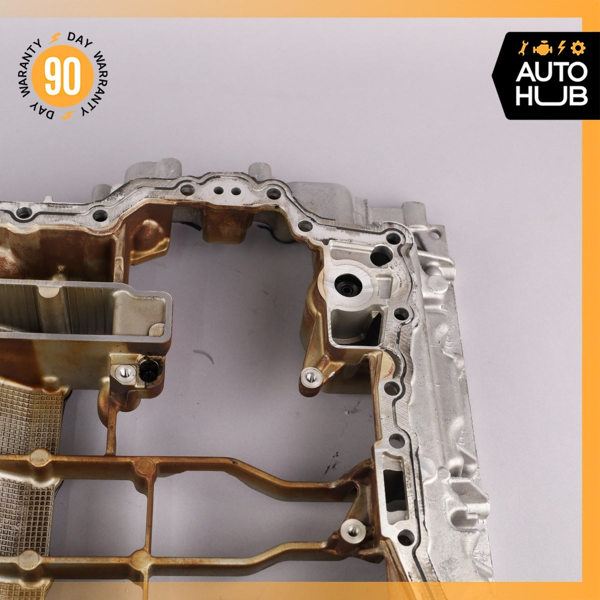 Audi C7 A6 3.0L Top Upper Engine Oil Pan 06E103603AH OEM - photo 16