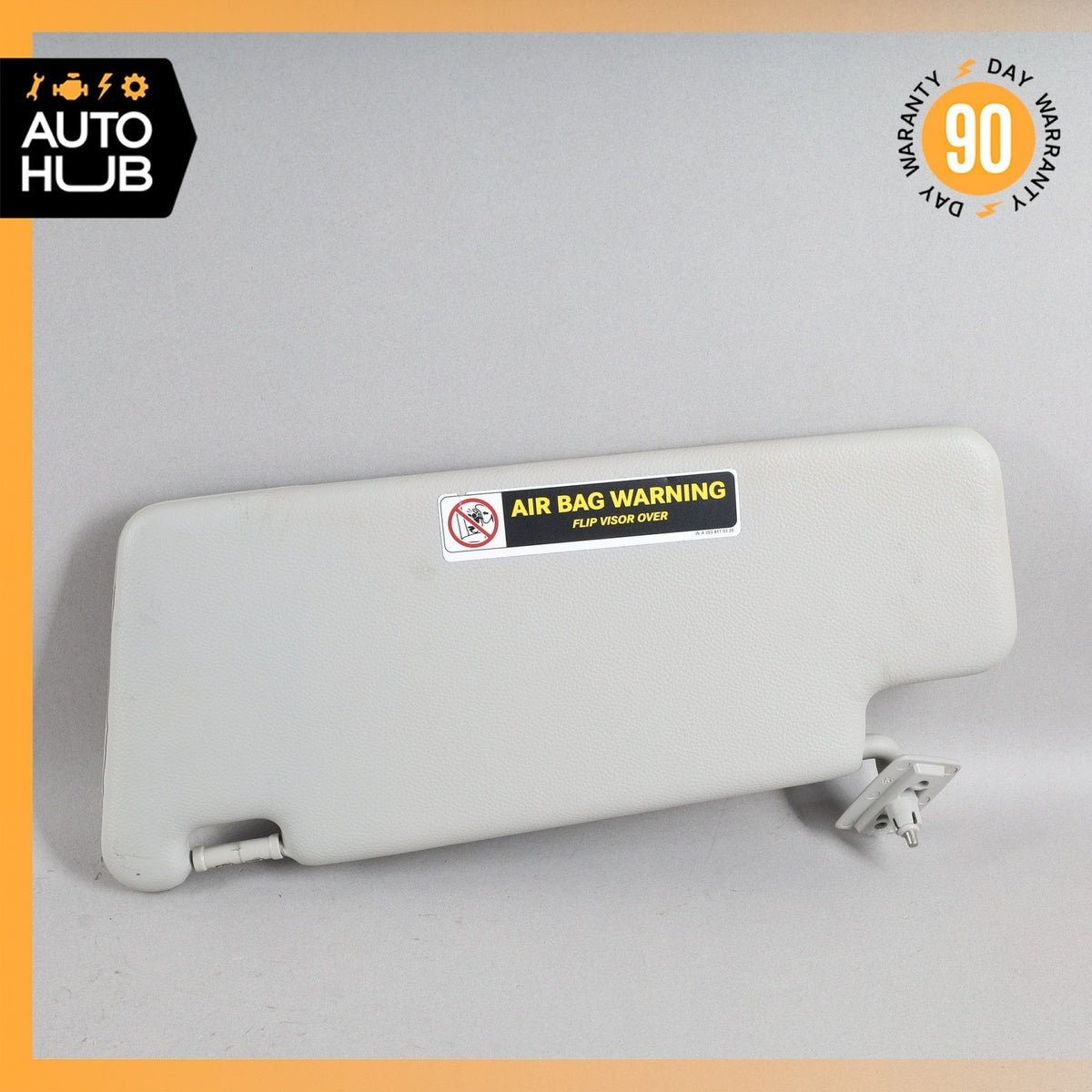 03-06 Mercedes R230 SL500 SL55 AMG Right Passenger Side Sun Visor Shade Gray OEM - photo 10