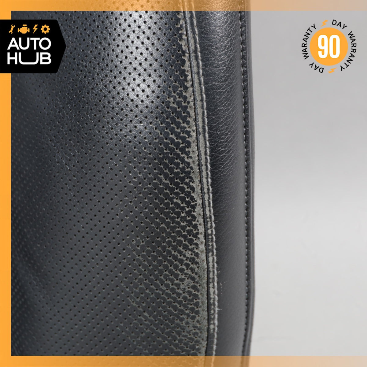 14-17 Mercedes W222 S550 S550e Front Left Side Seat Upper Back Cushion Black OEM - photo 9