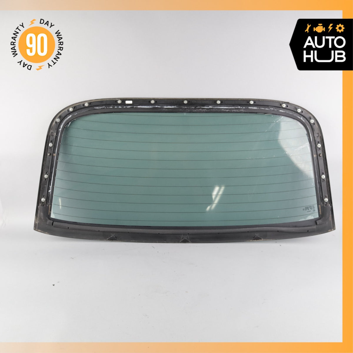 Mercedes W207 E350 E400 Convertible Top Rear Back Glass Windshield OEM - photo 12