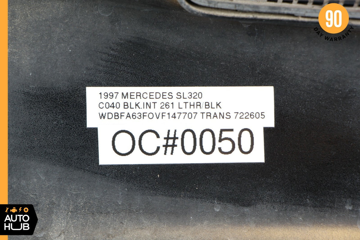 96-02 Mercedes R129 SL320 SL500 Front Left Side Fender Molding Black OEM - photo 10