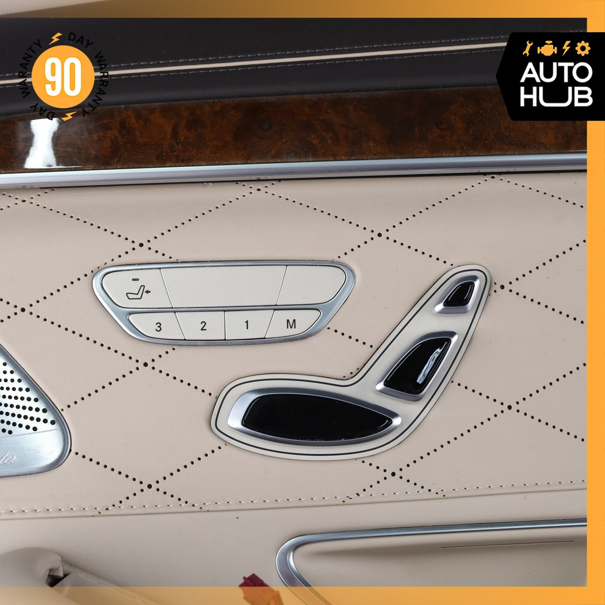14-20 Mercedes W222 S550 S63 AMG Rear Right Door Panel Exclusive OEM 87k - photo 8