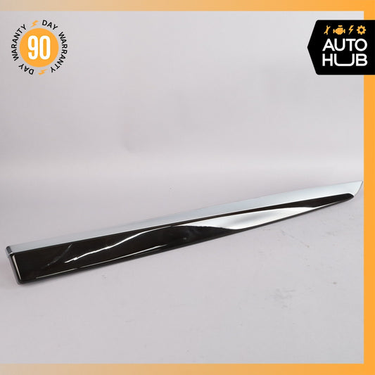 BMW F10 535i Rear Left Door Cover Panel Trim Molding Wood 51427225529 OEM - photo 1