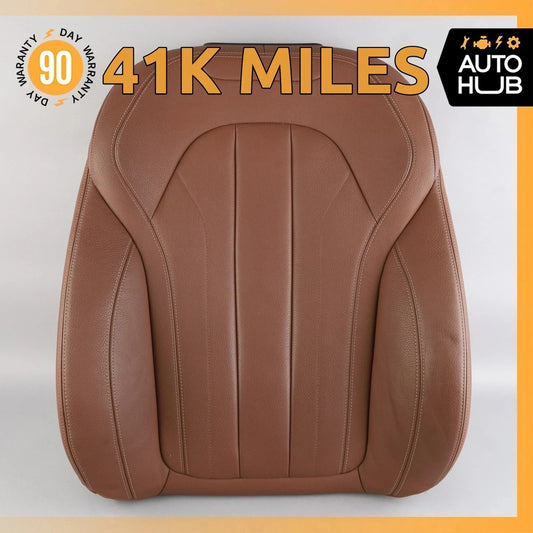 14-19 BMW F15 X5 X6 Front Left Driver Side Top Upper Seat Cushion Brown OEM - photo 1