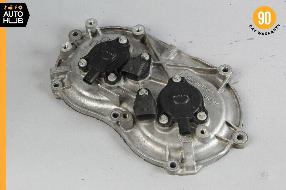 Mercedes W221 S550 E350 Front Left Side Engine Timing Chain Cover Plate OEM - photo 4