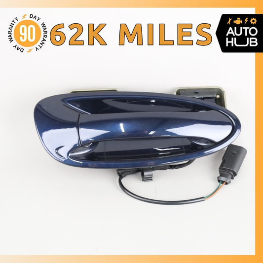 Porsche Boxster 987 Right Passenger Exterior Door Handle Blue 99753706400 OEM - photo 1