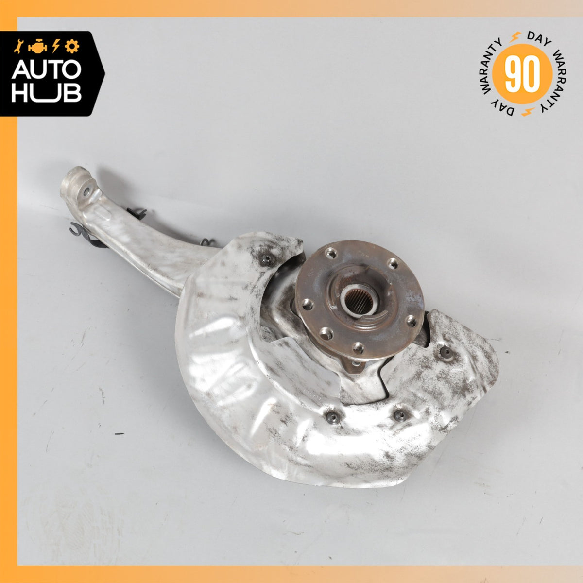 11-18 Porsche Cayenne 958 Front Right Knuckle Spindle 7P0615312B OEM - photo 8