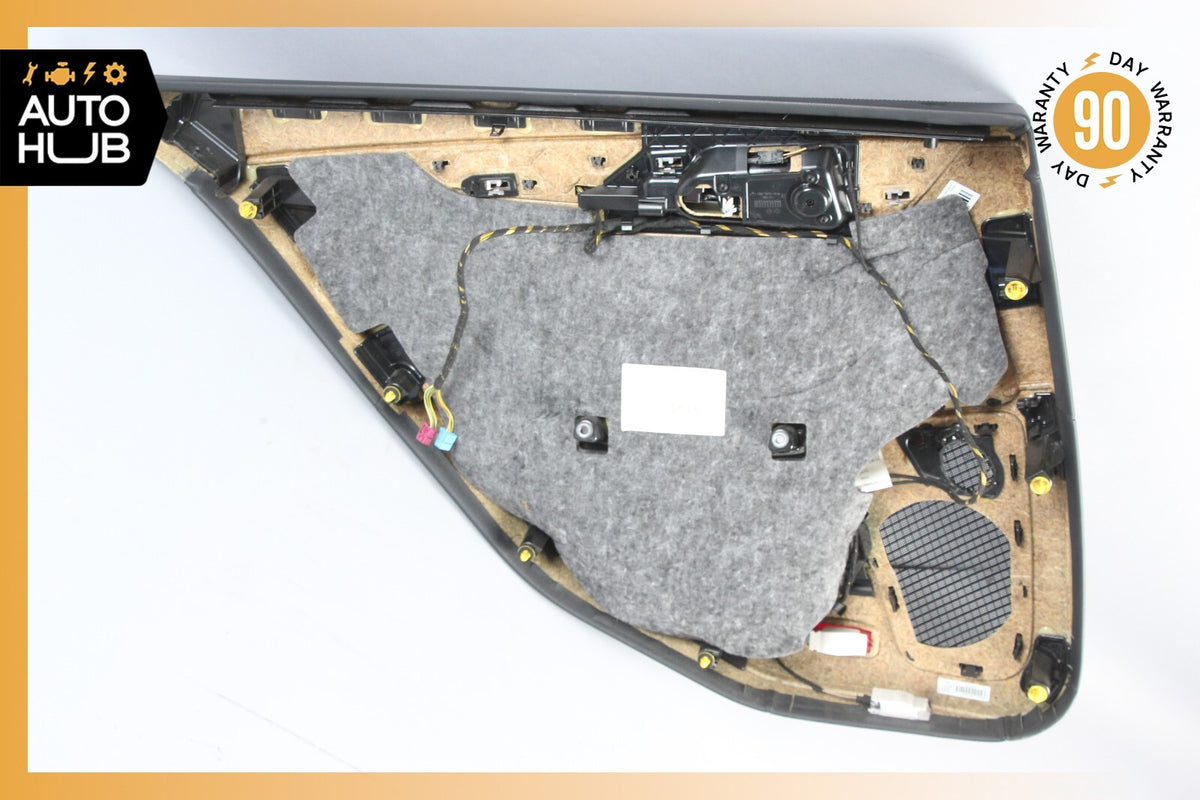Mercedes W218 CLS63 AMG Rear Right Side Interior Door Panel Nappa Black OEM - photo 11