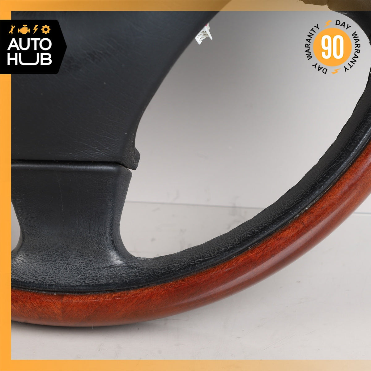 03-13 Maserati Quattroporte M139 Steering Wheel Mahogany Wood Black OEM 84k - photo 14
