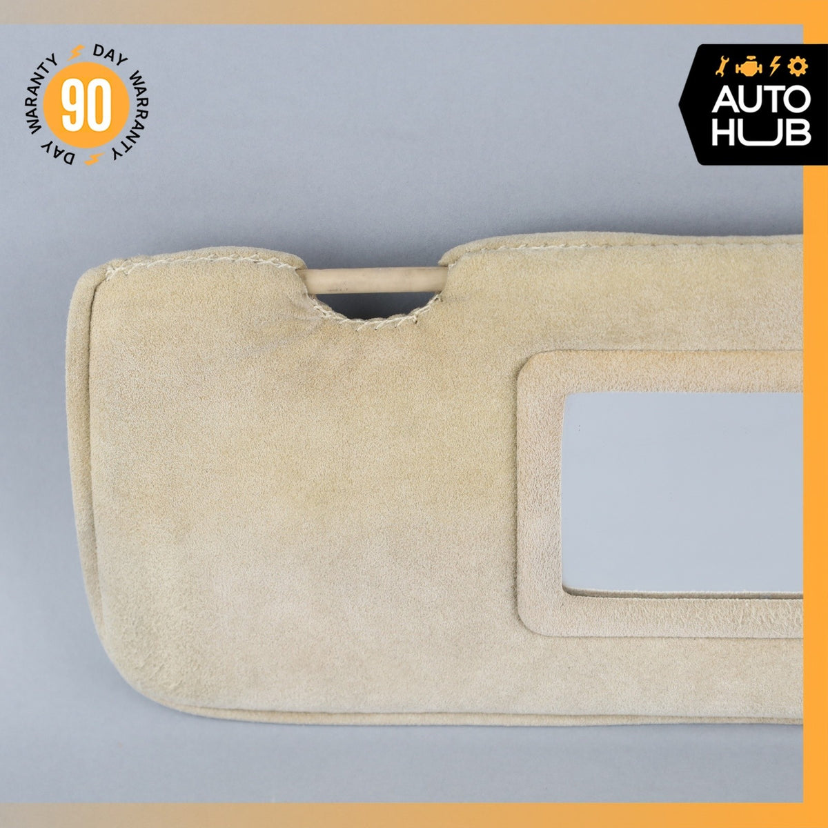 00-04 Aston Martin DB7 Vantage Right Side Sunvisor Sun Visor Suede OEM 38k - photo 6