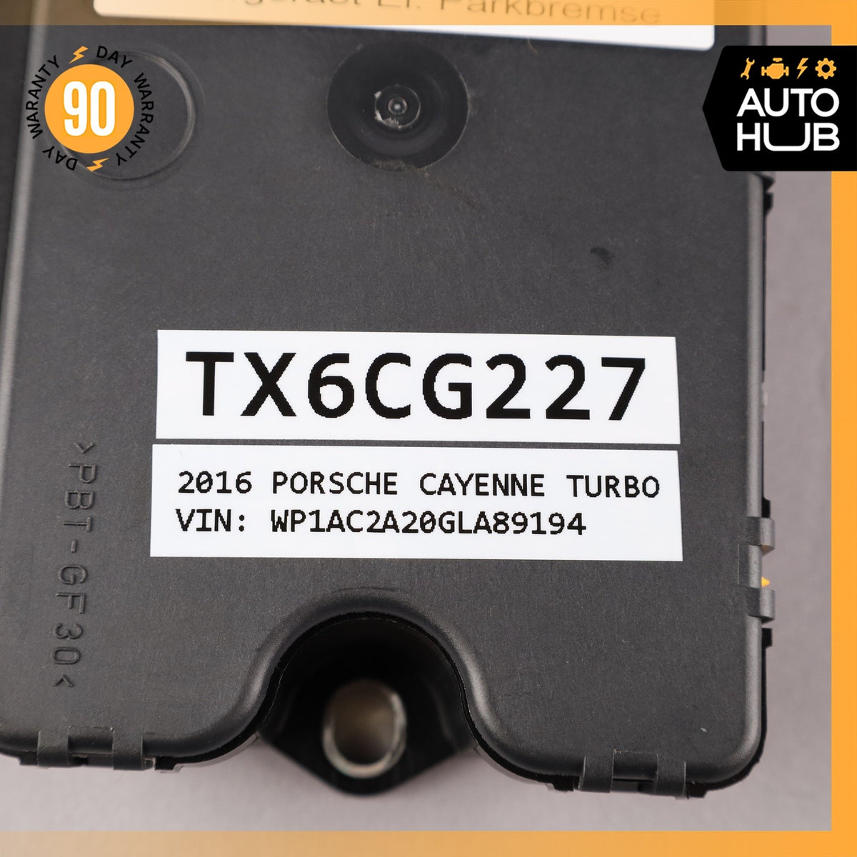 11-18 Porsche Cayenne 958 Electronic Parking Brake Control Module 7P0907801F OEM - photo 9