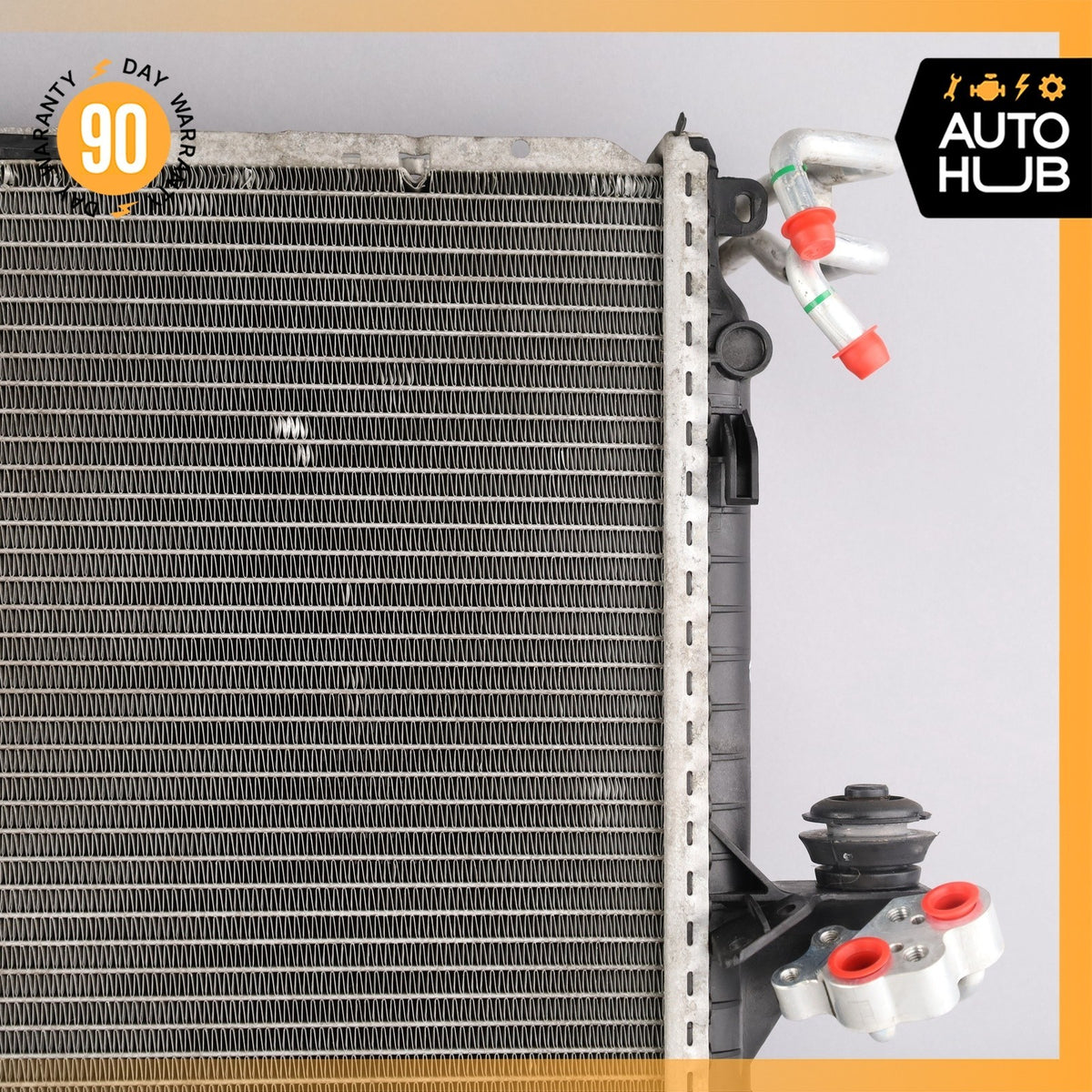 03-10 Porsche Cayenne 955 Turbo Engine Cooling Radiator A/C Condenser Cooler OEM - photo 15