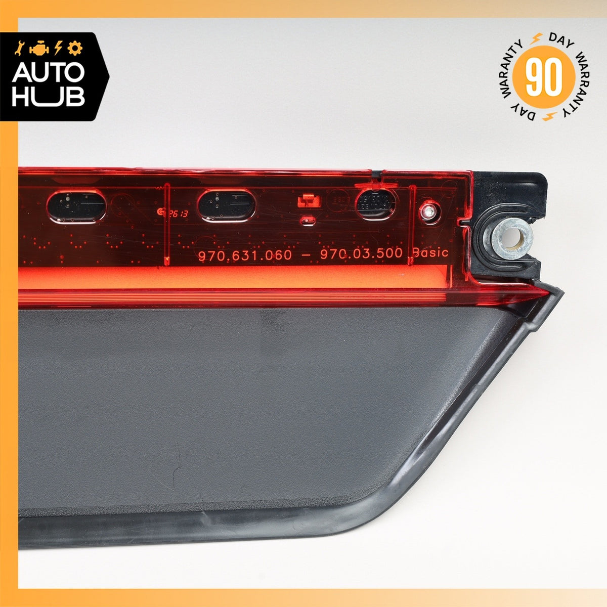 14-16 Porsche Panamera 970 3rd Third Brake Stop Light Lamp 97063106001 OEM 51k - photo 3