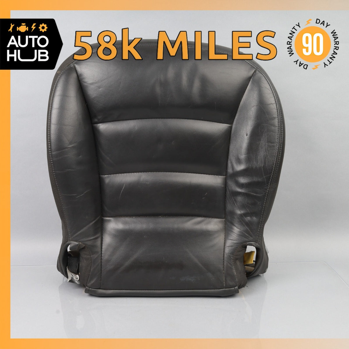 05-10 Chevrolet Corvette C6 Front Right Bottom Lower Seat Cushion Leather OEM - photo 1
