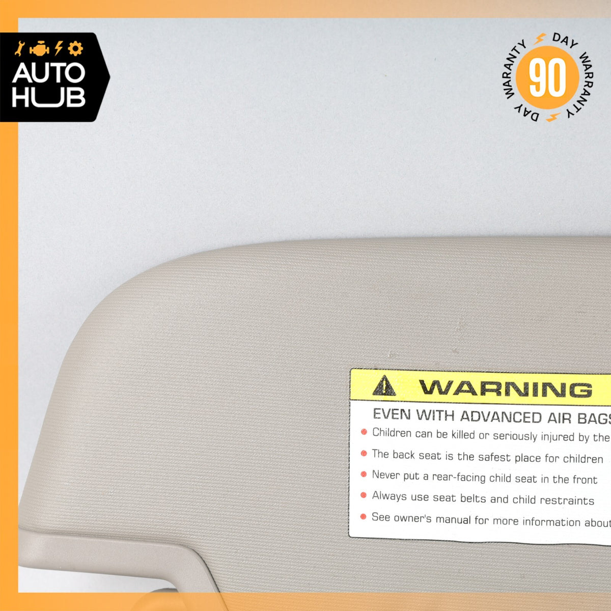 10-16 Porsche Panamera 970 Hybrid Left Driver Side Sun Visor Sunvisor OEM 89k - photo 4