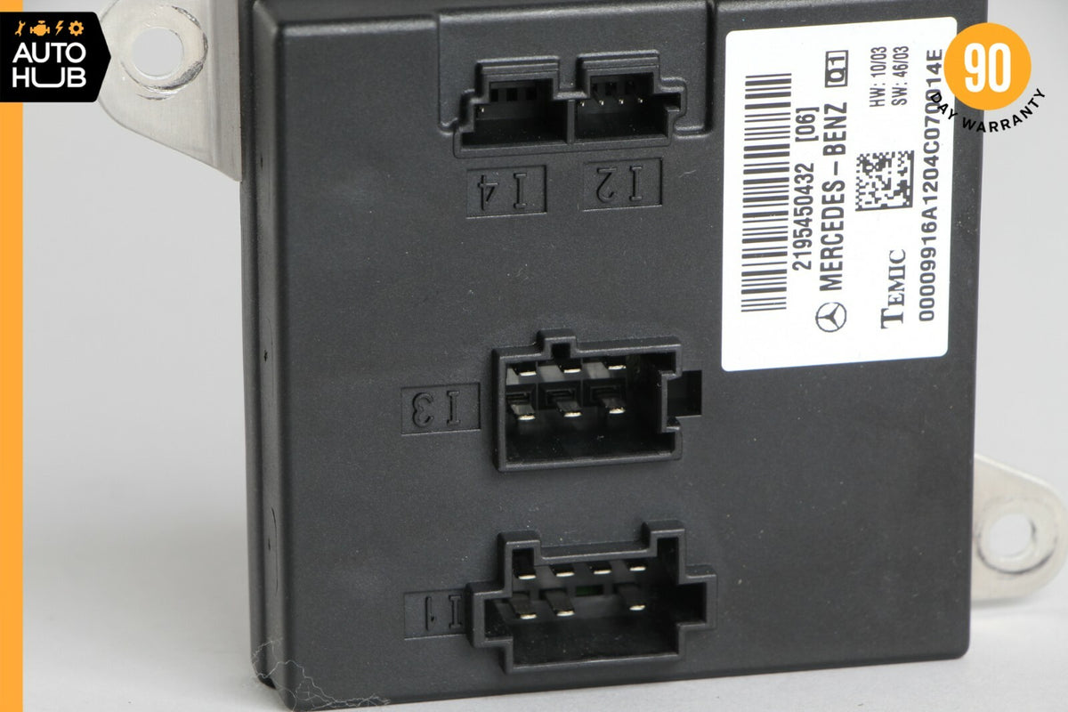 03-11 Mercedes W219  CLS500 E500 Body Control Module Unit BCM BCU 2195450432 OEM - photo 7