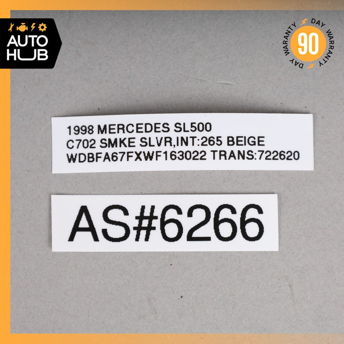 96-02 Mercedes R129 SL500 SL320 CL500 Hazard Warning Light Switch Button OEM - photo 8