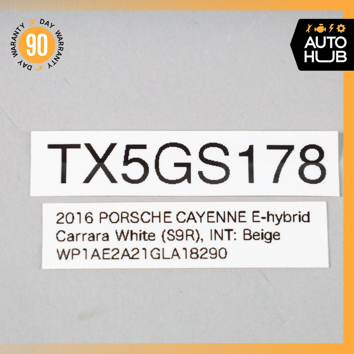 15-18 Porsche Cayenne 958 Trunk Tailgate Release Open Handle w/ Camera OEM - photo 11