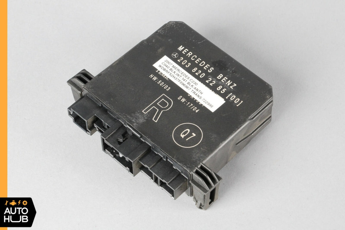 01-07 Mercedes W203 C230 C240 C320 Rear Right Door Control Module 2038202285 OEM - photo 3