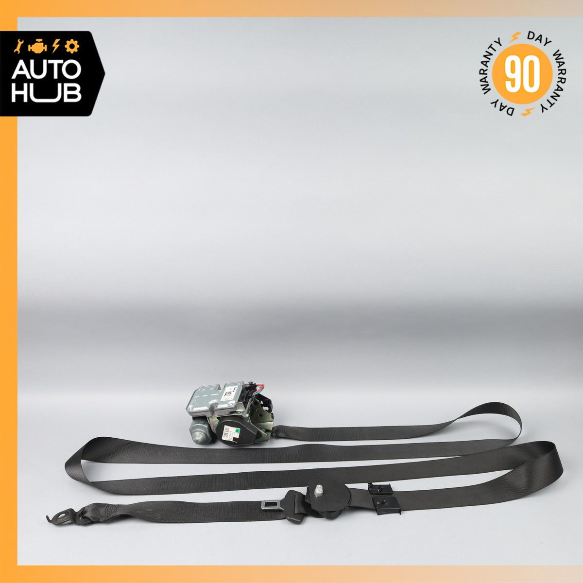 07-09 Mercedes W211 E350 CLS550 Front Right Passenger Side Seat Belt Black OEM - photo 1