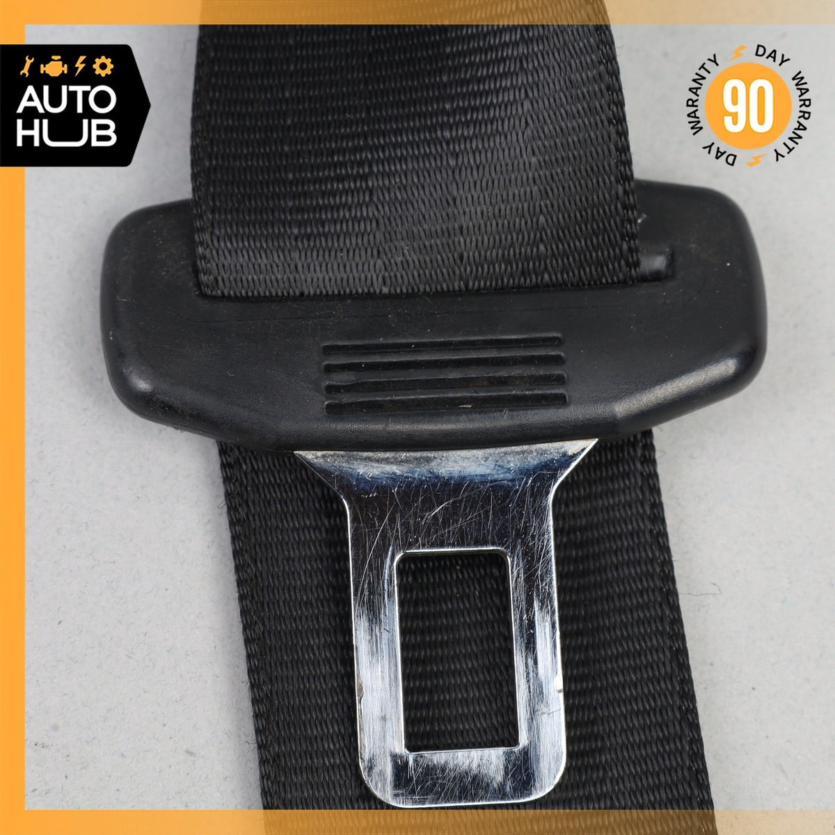 Porsche Cayenne 955 Front Left Driver Side Seat Belt Black OEM - photo 6