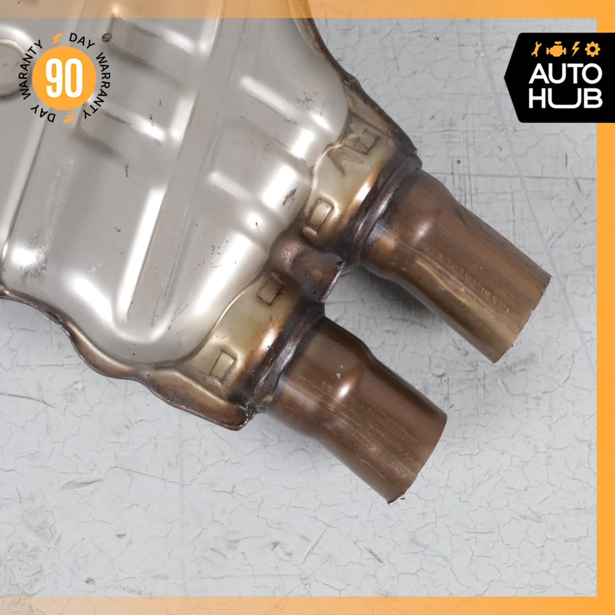 11-14 Porsche Cayenne 958 Hybrid S 3.0L V6 Center Exhaust Muffler OEM - photo 12