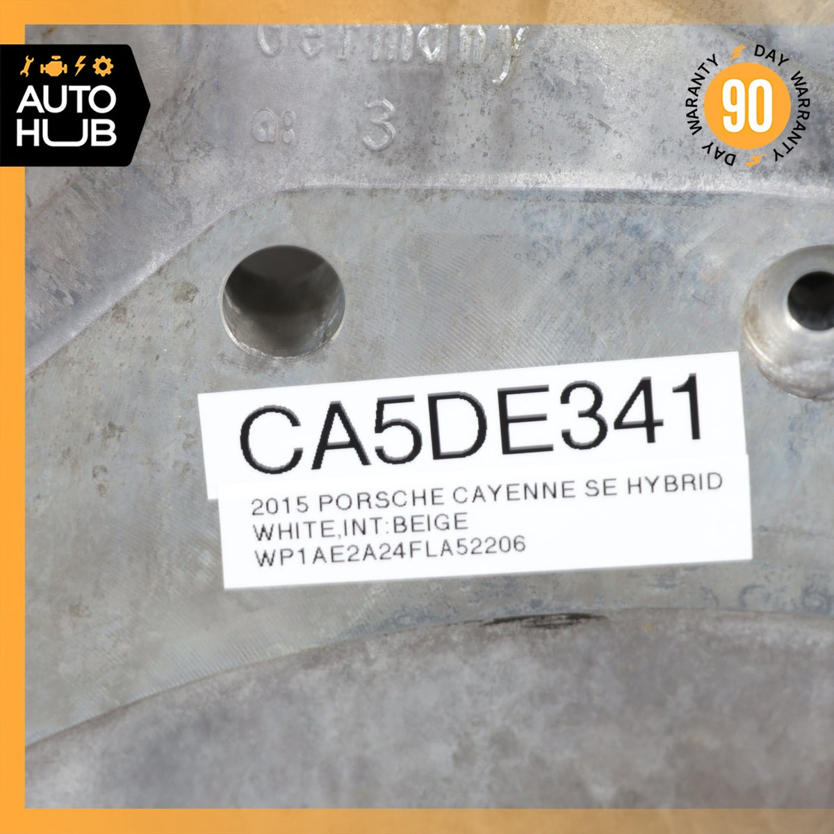 11-18 Porsche Panamera 970 Cayenne Hybrid Engine Motor Crankshaft Rear Cover OEM - photo 19