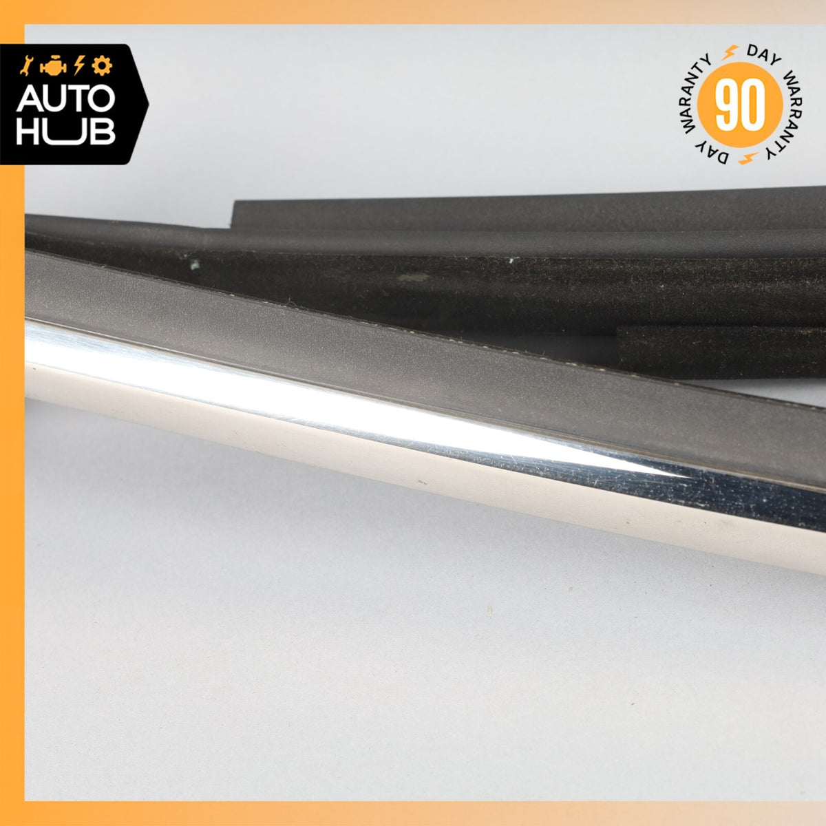 07-11 Bentley Continental GTC Rear Left Side Window Weather Seal Molding OEM 59k - photo 4