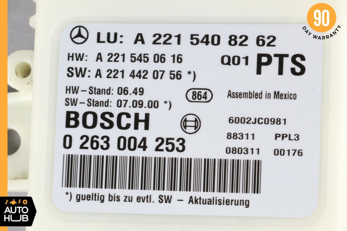 07-09 Mercedes W221 S550 S63 Parking Back Up Reverse Distance Control Module OEM - photo 5