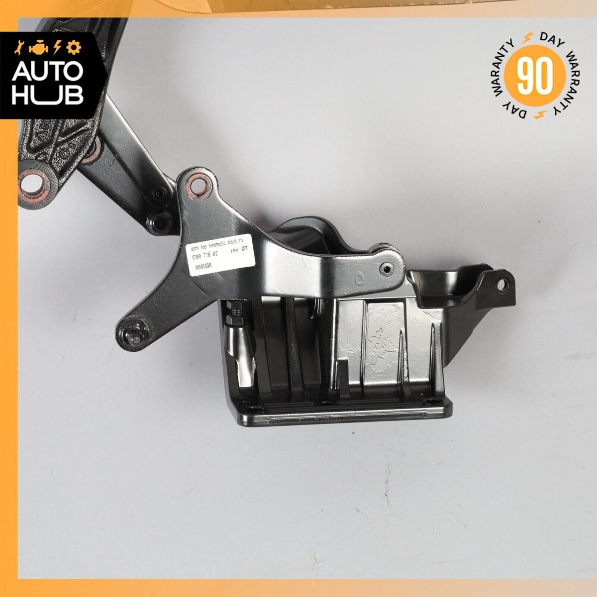 04-09 Cadillac XLR Right Side Convertible Top Hinge Bracket Linkage OEM 51k - photo 8