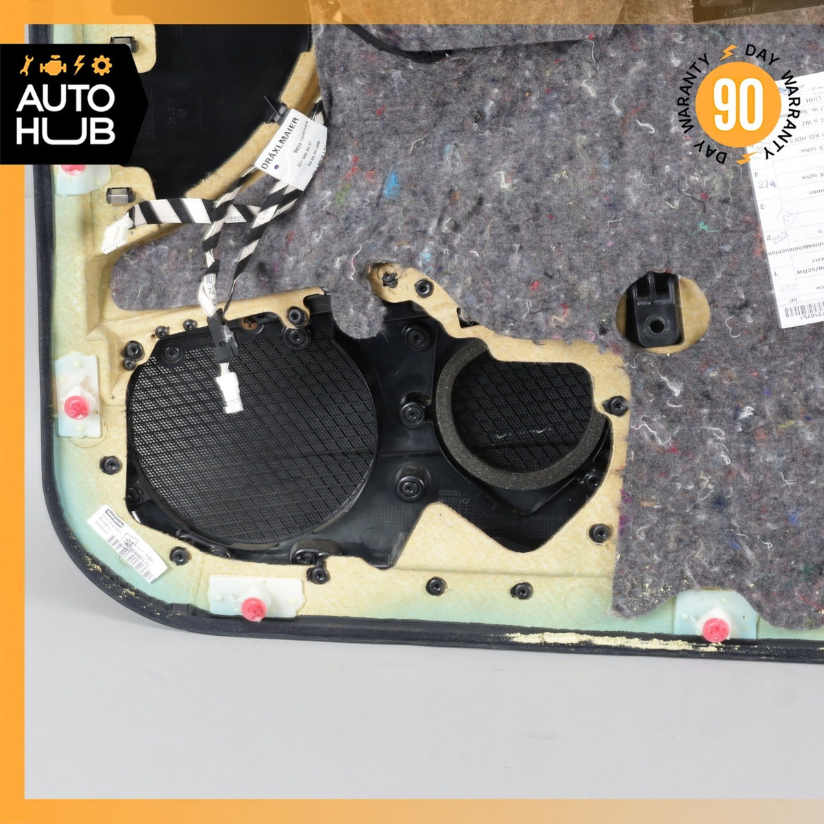 07-09 Mercedes W221 S600 Front Left Driver Side Door Panel Exclusive Black OEM - photo 15