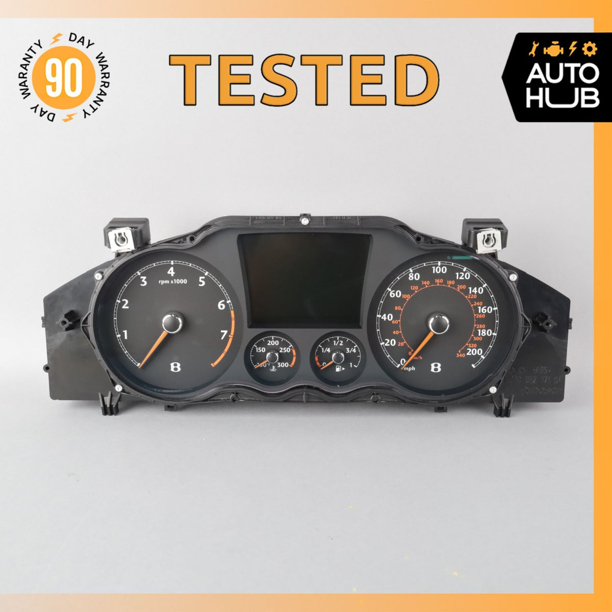 12-13 Bentley Continental Flying Spur Instrument Cluster Speedometer OEM 103k - photo 1