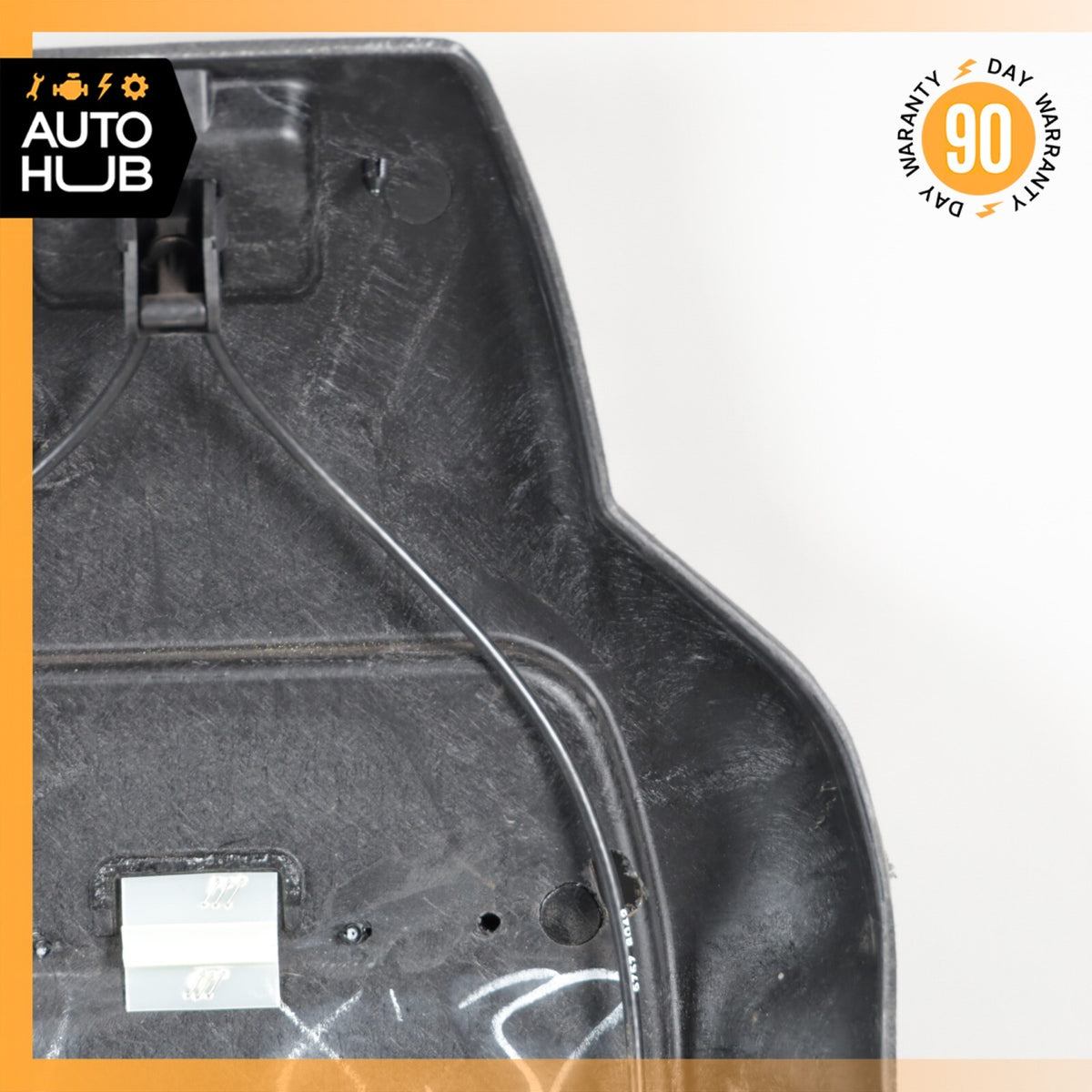 05-13 Chevrolet Corvette C6 Front Right Side Seat Back Panel Cover OEM 90k - photo 16