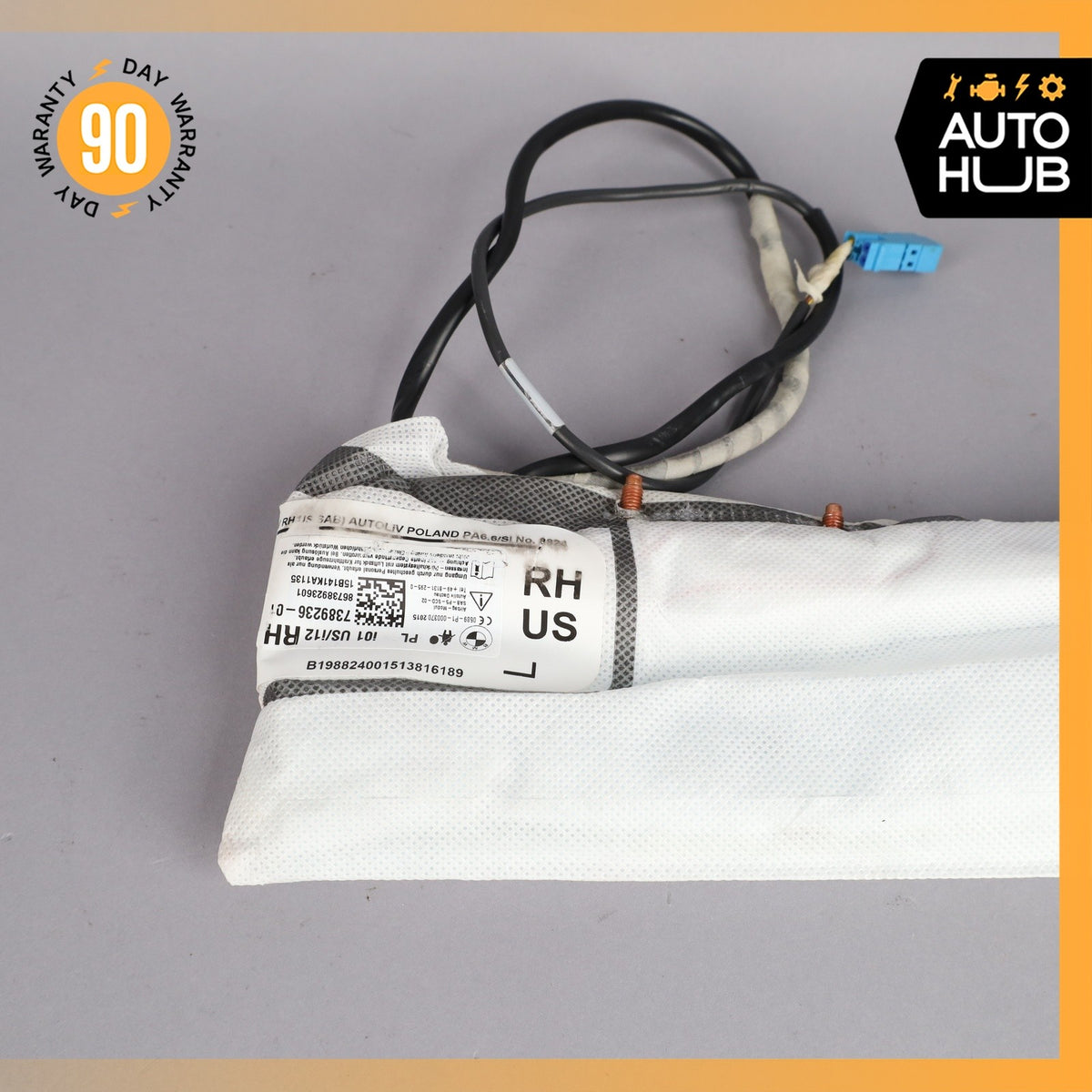 14-21 BMW i3 I01 Hybrid Front Right Passenger Side Seat Airbag SRS OEM - photo 3
