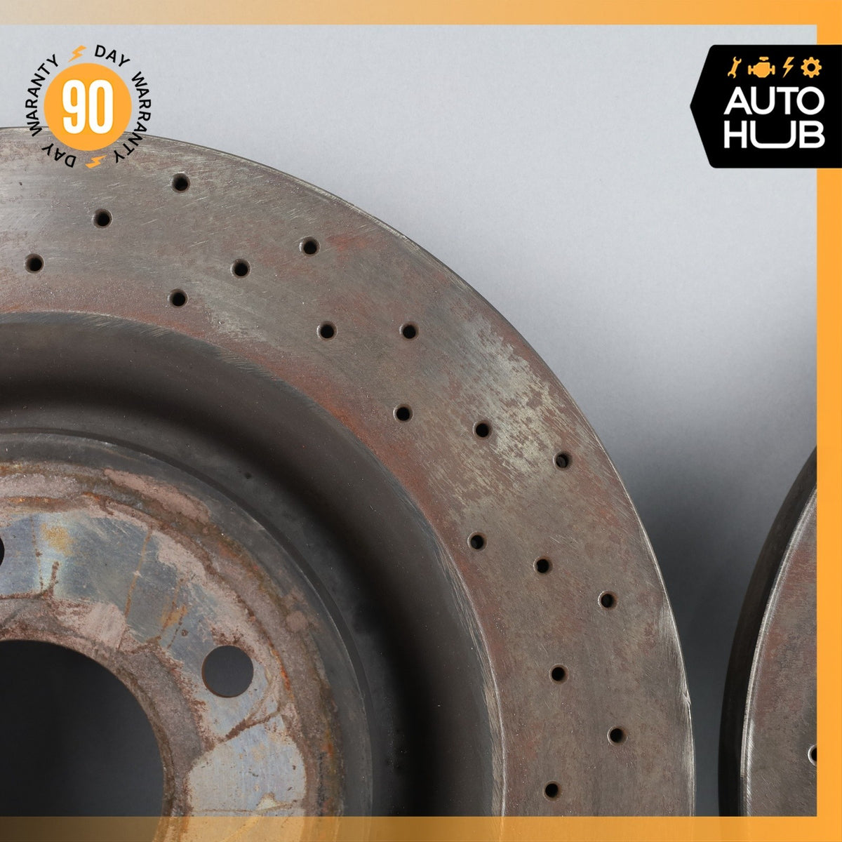 00-04 Aston Martin DB7 Front Brake Rotors Disc Left & Right Set OEM 38k - photo 5